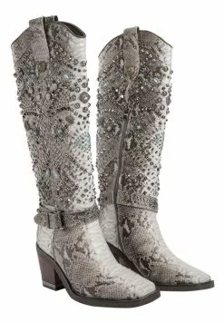 Alma en Pena Prix Malin Santiags bottes carré femme