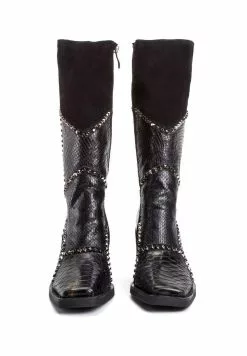 Alma en Pena Prix Équitable Santiags bottes carr&eacute; femme -Alma en Pena Soldes 0f4d4e1979dd478a858c347b77d29e38
