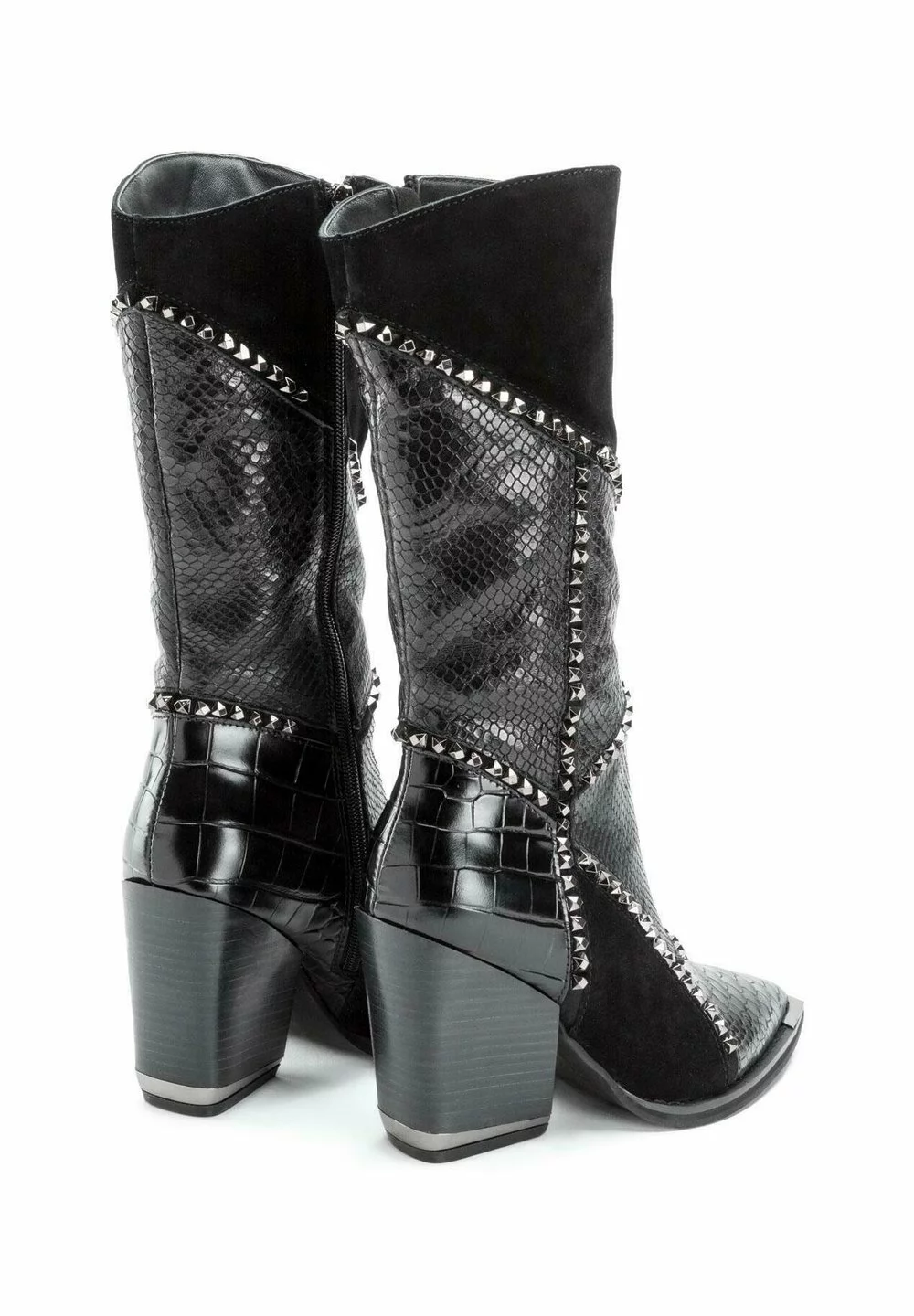 Alma en Pena Réduction MALVA - Bottes à talons hauts chaussures à talons pointu femme 5 Alma en Pena Réduction MALVA - Bottes à talons hauts chaussures à talons pointu femme – Image 3