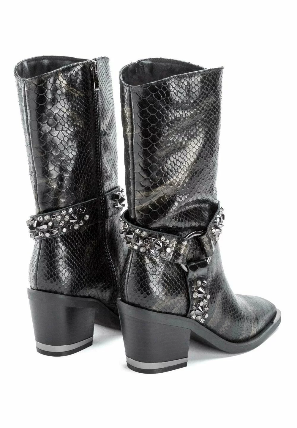Plus Bas Prix De Vente Alma en Pena Santiags bottes carré femme 5 Plus Bas Prix De Vente Alma en Pena Santiags bottes carré femme – Image 3