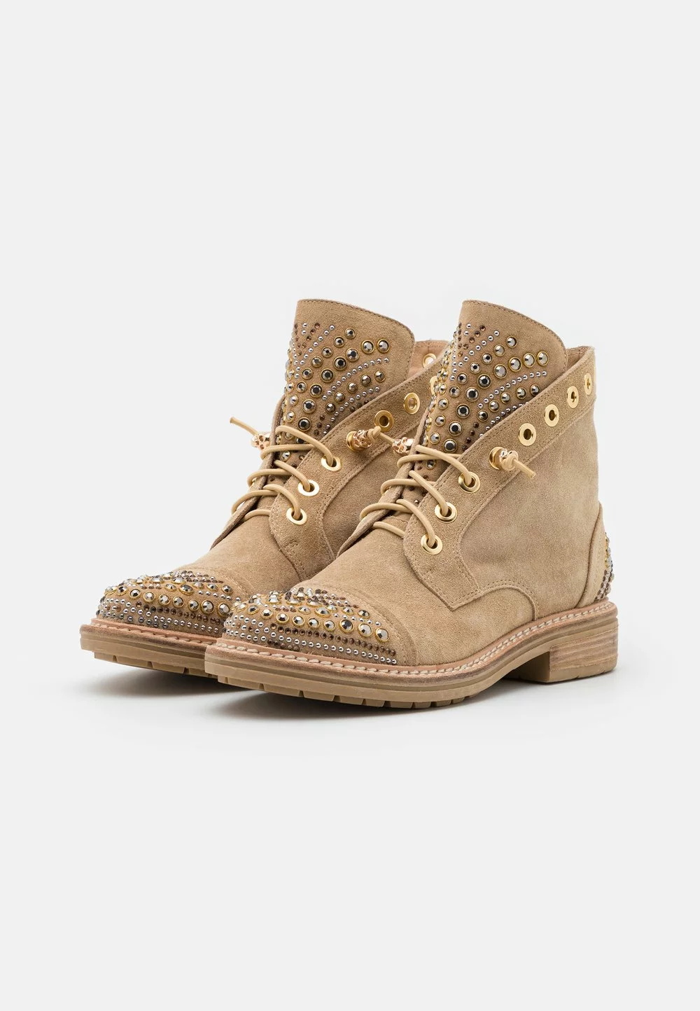 Soldes En Ligne Alma en Pena Bottines à lacets rond femme 4 Soldes En Ligne Alma en Pena Bottines à lacets rond femme – Image 3