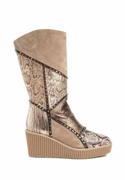 Prix Gelé Alma en Pena CAYENA - Bottes compensées rond femme