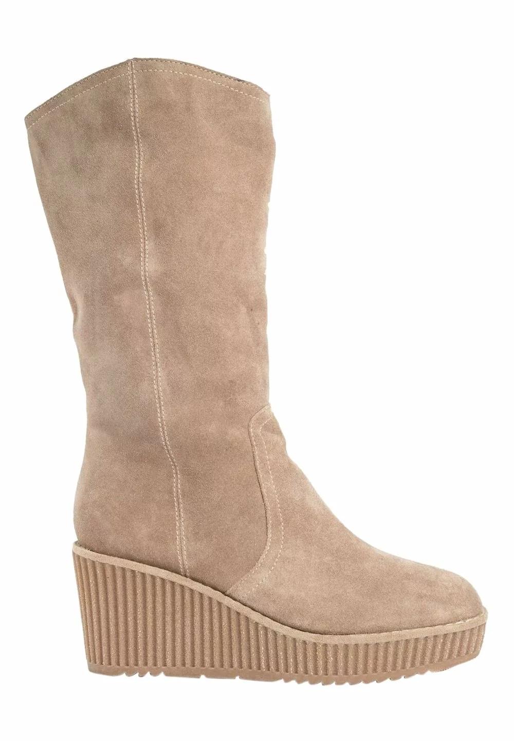 Bas Prix Alma en Pena Bottes compensées rond femme 3 Bas Prix Alma en Pena Bottes compensées rond femme