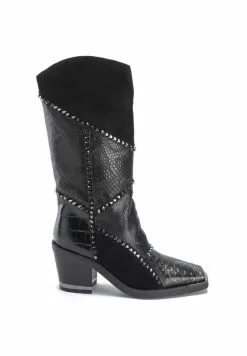 Alma en Pena Prix Équitable Santiags bottes carr&eacute; femme -Alma en Pena Soldes 650e9085a7a0472faac500c543e1b0ff