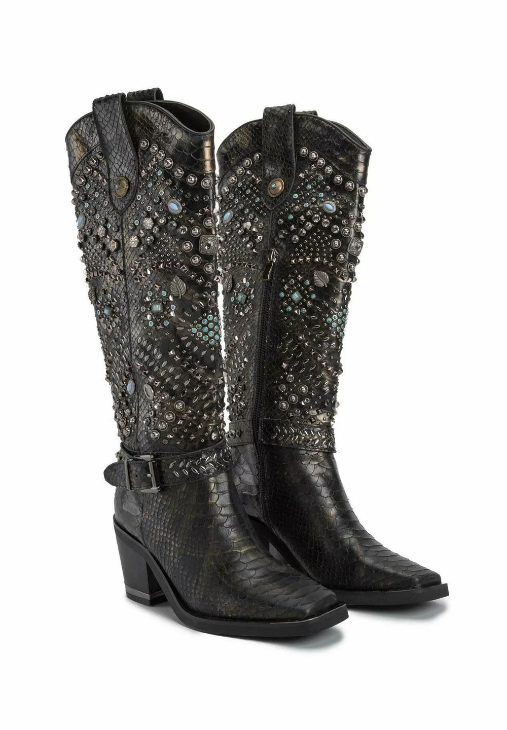 Se Vend Bas Prix Alma en Pena AZUCENA - Santiags bottes carré femme 4 Se Vend Bas Prix Alma en Pena AZUCENA - Santiags bottes carré femme – Image 2