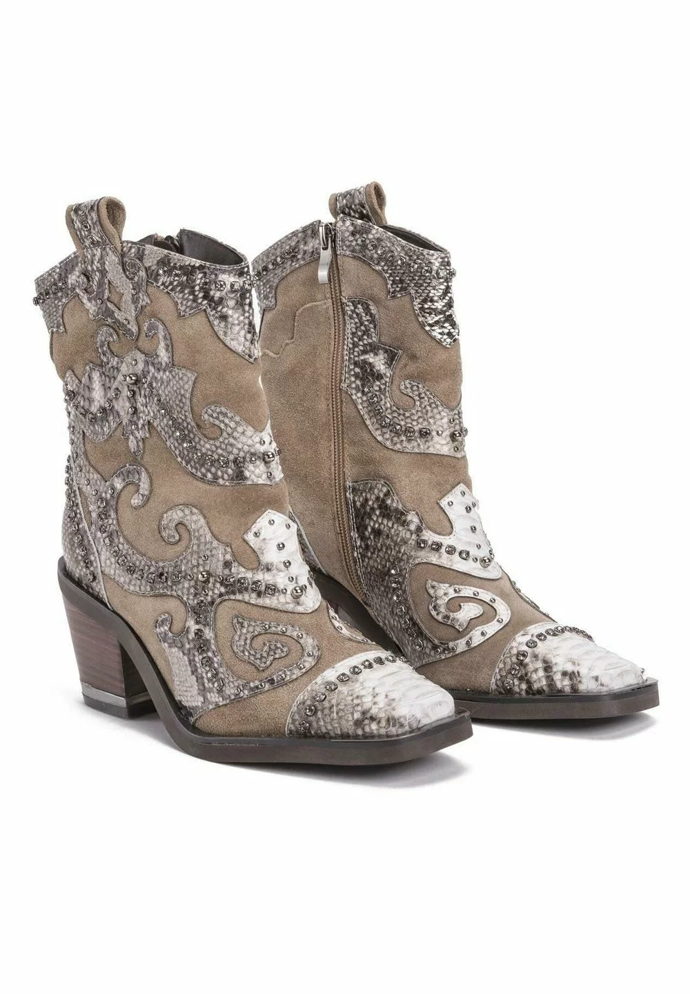 Alma en Pena En promotion Bottines carré femme 3 Alma en Pena En promotion Bottines carré femme