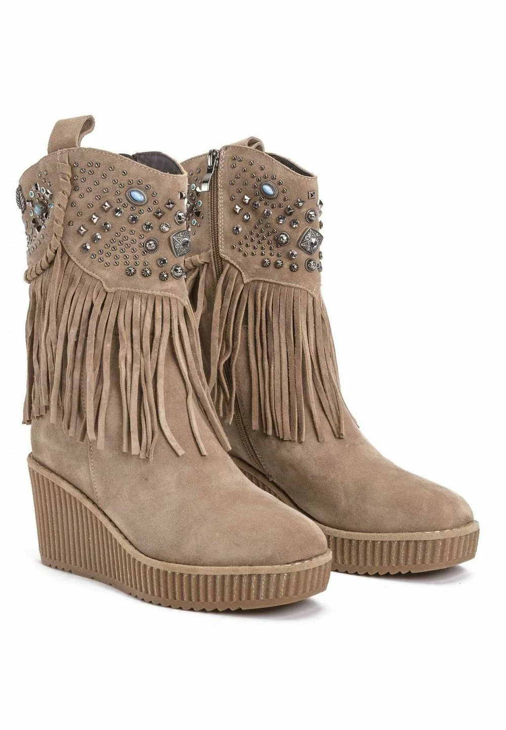 Alma en Pena Plus Bas Prix De Vente CORAL - Bottines compensées rond femme 4 Alma en Pena Plus Bas Prix De Vente CORAL - Bottines compensées rond femme – Image 2