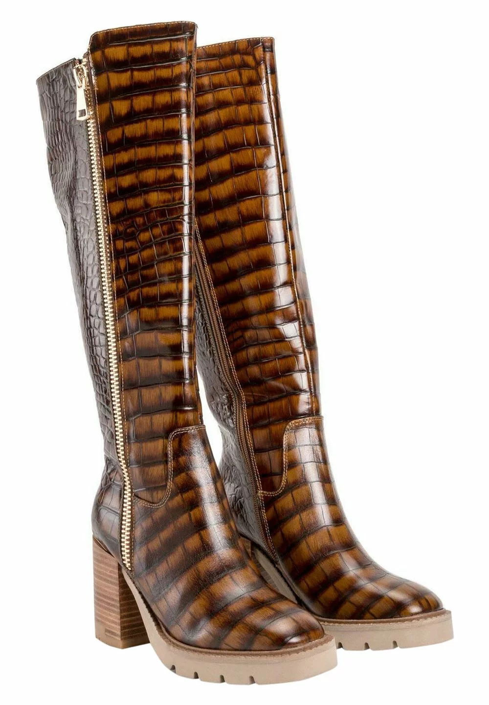 Alma en Pena Vendre-Réclame BREZO - Bottes à talons hauts chaussures à talons rond femme 3 Alma en Pena Vendre-Réclame BREZO - Bottes à talons hauts chaussures à talons rond femme